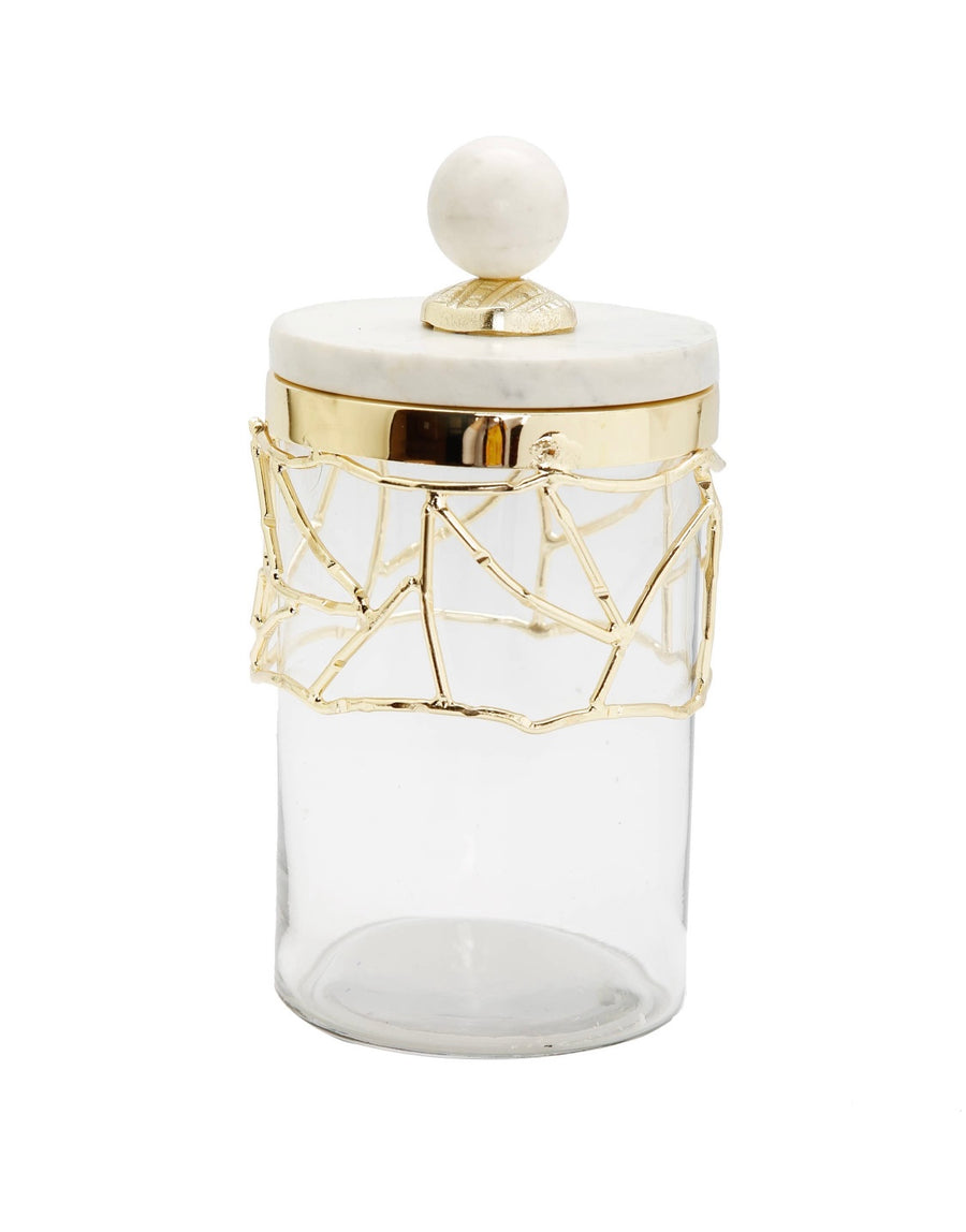 MARBLE AND GOLD CANISTERS - La Vidaa Bella